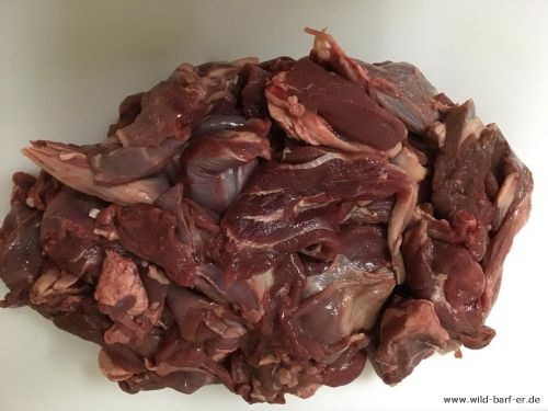 BARF Rehfleisch Vorratspaket (15 kg) – 100% hypoallergenes Frostfleisch inkl. gratis Express-Kühlversand