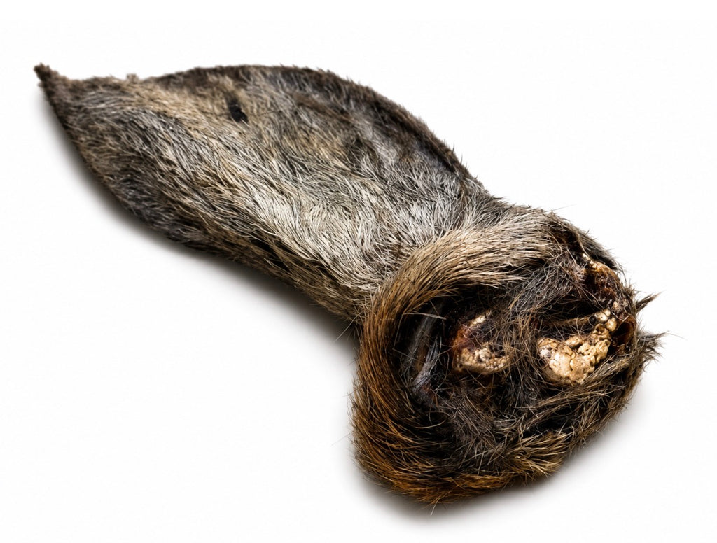 Reeënoor aan de vacht gedroogd voor honden Krokante wild-kauwsnack van 100% ree